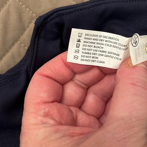 90 Degree By Reflex Women's Navy Full Zip Long Sleeve Jacket/NWT/Large - Picture 7 of 10